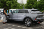 2023 Cadillac Lyriq at EVgo DC fast-charging station.