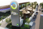 BP Gigahub EV charging site rendering
