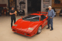Jay Leno and a Lamborghini Countach 25th Anniversary Edition
