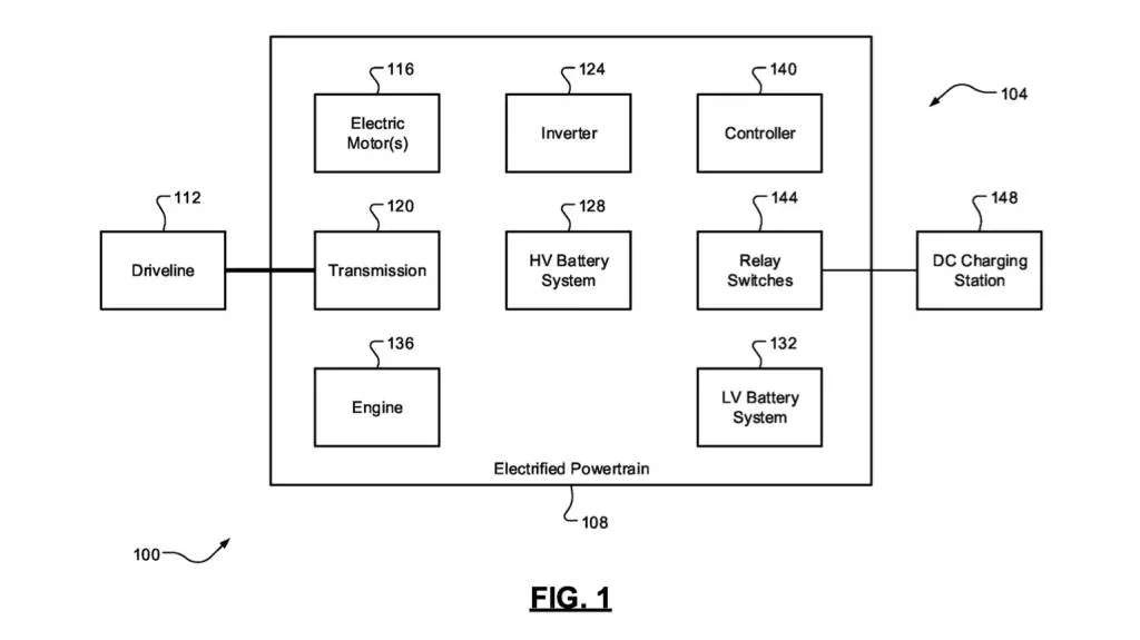 Stellantis DC fast-charging boost system patent image