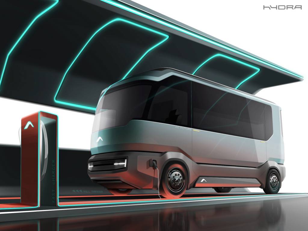 Rendering of AC Future AI-TH electric RV