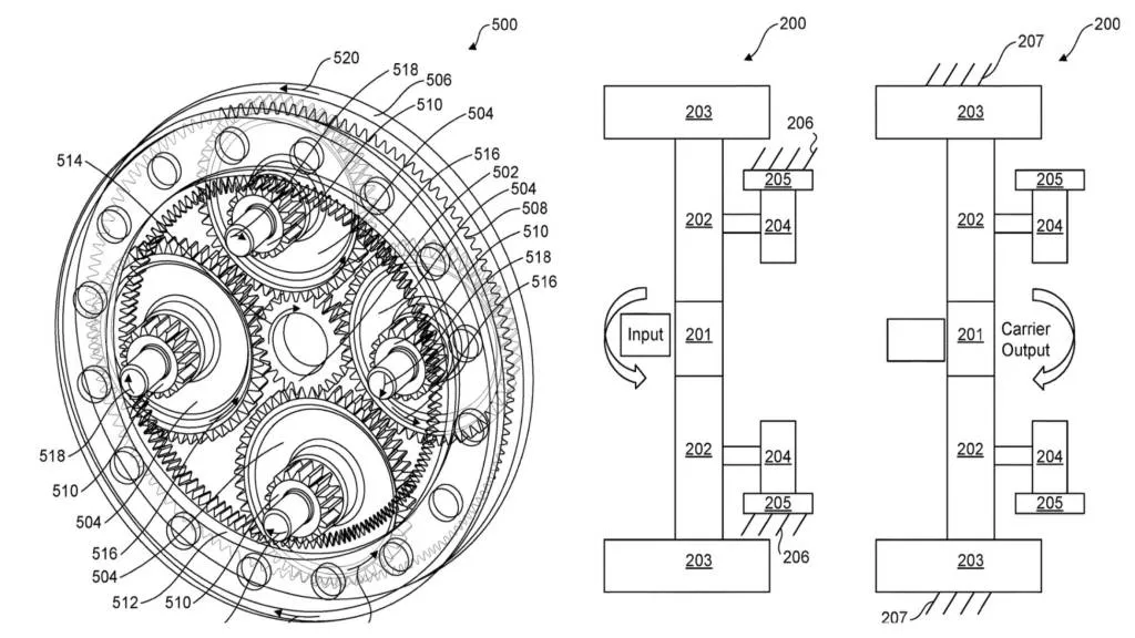 Lucid 2-speed transmission. - U.S. patent