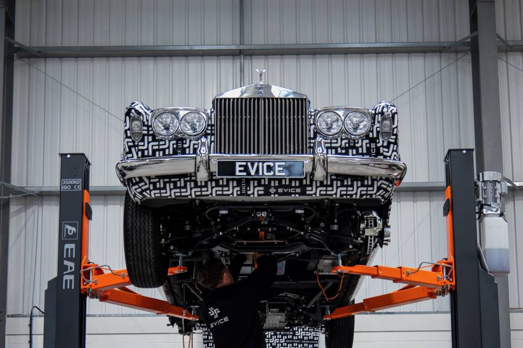 Prototype Rolls-Royce Silver Shadow EV by Evice