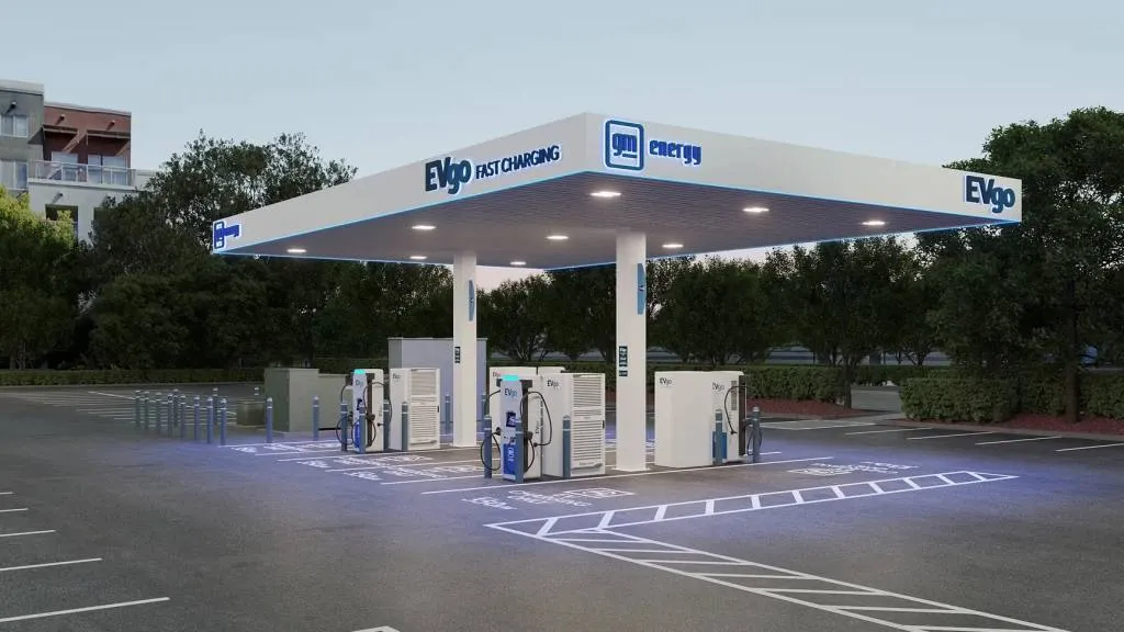 GM and EVgo flagship charging station