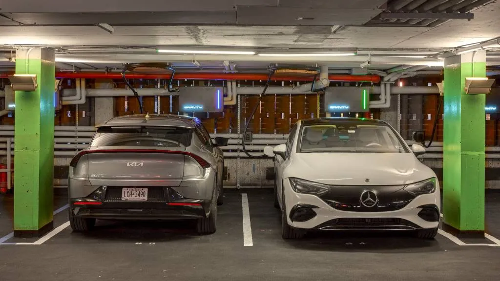 Gravity EV charging center in New York City