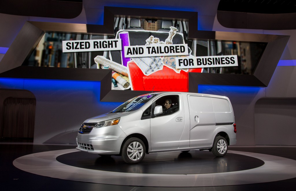 2015 Chevrolet City Express van, 2014 Chicago Auto Show