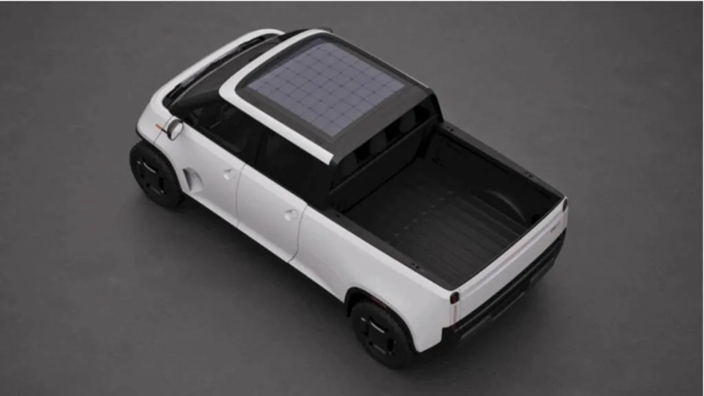 Telo electric truck with solar panels from Aptera