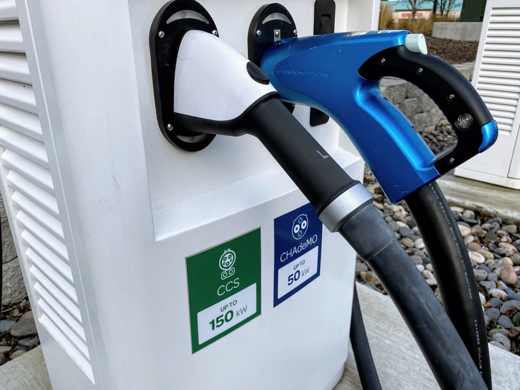 Electrify America DC fast-chargers - CCS and CHAdeMO