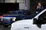 Jim Farley with the 2022 Ford F-150 Lightning