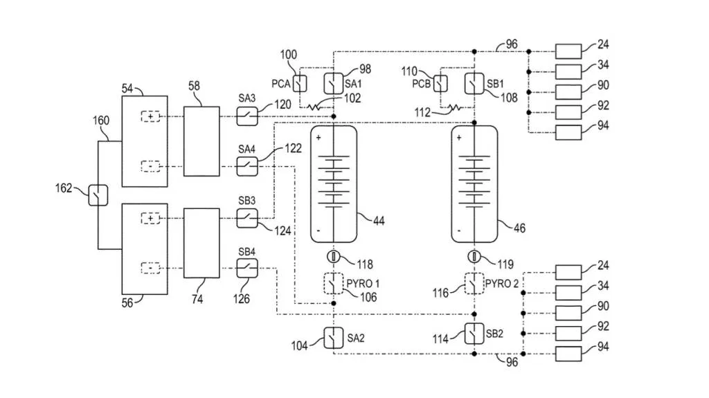 General Motors multi-port bidirectional charging patent image