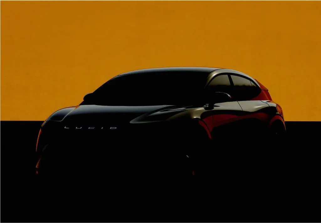 Lucid midsize SUV teaser